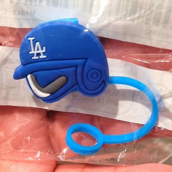 Los Angeles Dodgers Straw Cover For Stanleys - Picture 1 of 1
